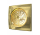 Вентилятор AURA 4С, золотой ( Gold ), малошумящий, обр.клапан (D=98, V=90m3/h. 25dB)
