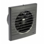 Вентилятор STILL 125С,  gray metal (240 м3, 34 dB),  малошумный, вытяжной, Viento