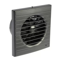 Вентилятор STILL 125С,  gray metal (240 м3, 34 dB),  малошумный, вытяжной, Viento