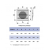 Решетка 1825П12Ф, белая, вентиляционная ПФ фланец D125 разъемная 185х255 пластик