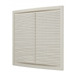 Решетка 3434РЦ Ivory (слон.кость), цилиндрическая вентиляционная с сеткой 340х340